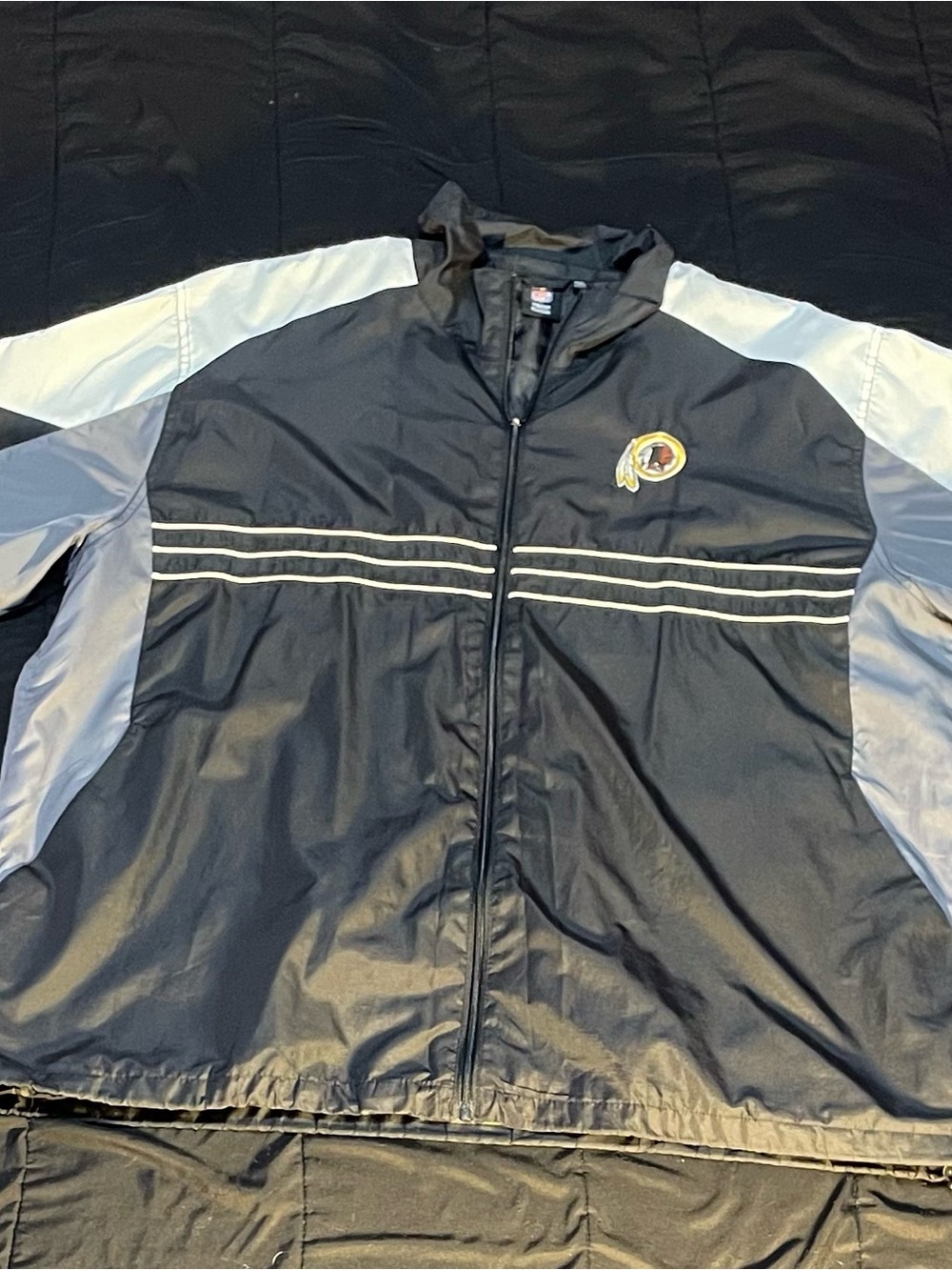 Vintage Reebok Sports Illustrated Washington Redskins Windbreaker Jacket Mens XL